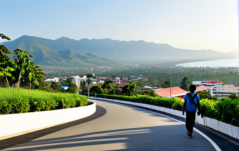 동티모르 유학 정보 - **Prompt:** A diverse group of students, fully clothed in modest attire, studying together in a mode...