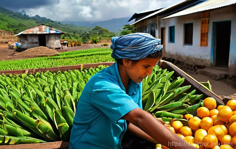 동티모르 GDP 구성 - **Prompt 2: "Timor-Leste's Energy Crossroads"**
    A symbolic and impactful image representing Timo...